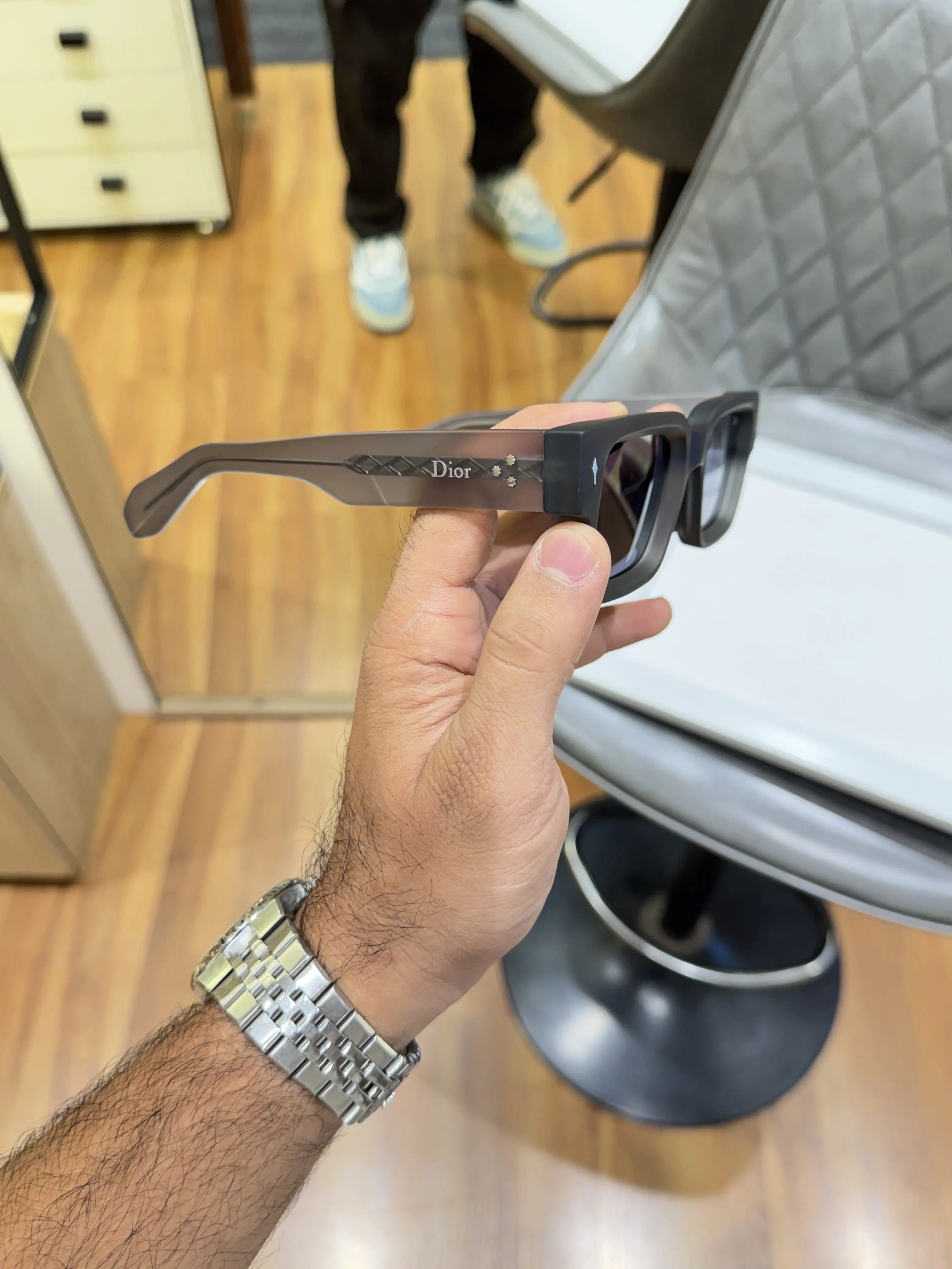Dior_6626_matt_grey_black Secondary image