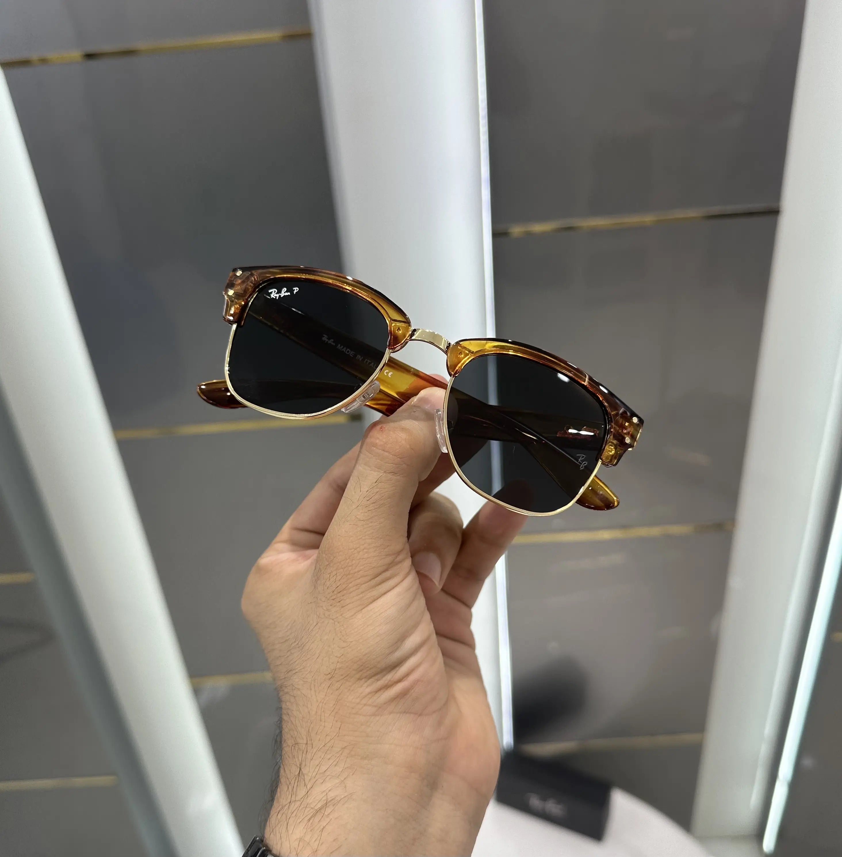RayBan Orange Black Premium Shades 504 Secondary image