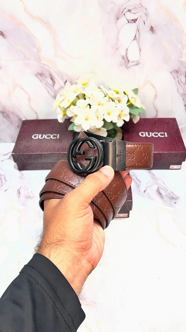 Gu_CcI PREMIUM QUALITY IMPORTED REVERSIBLE BELT WITH OG BOX GG-613