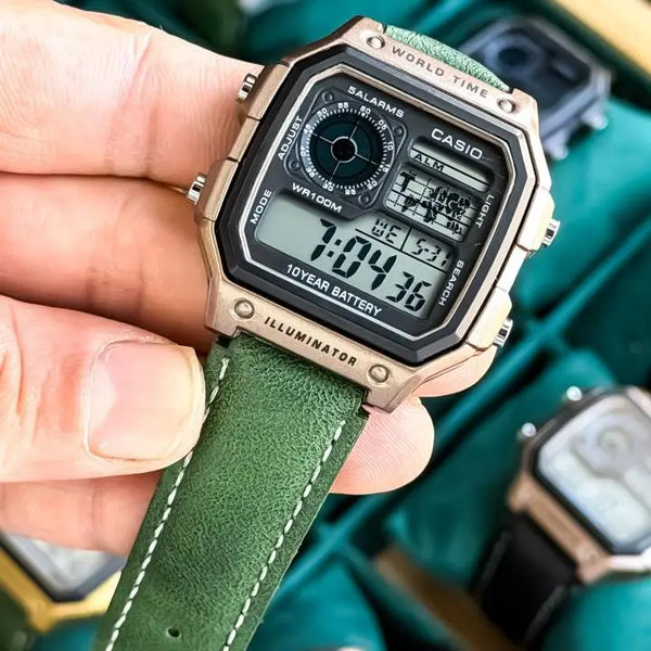 casio rose green