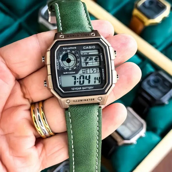 casio rose green