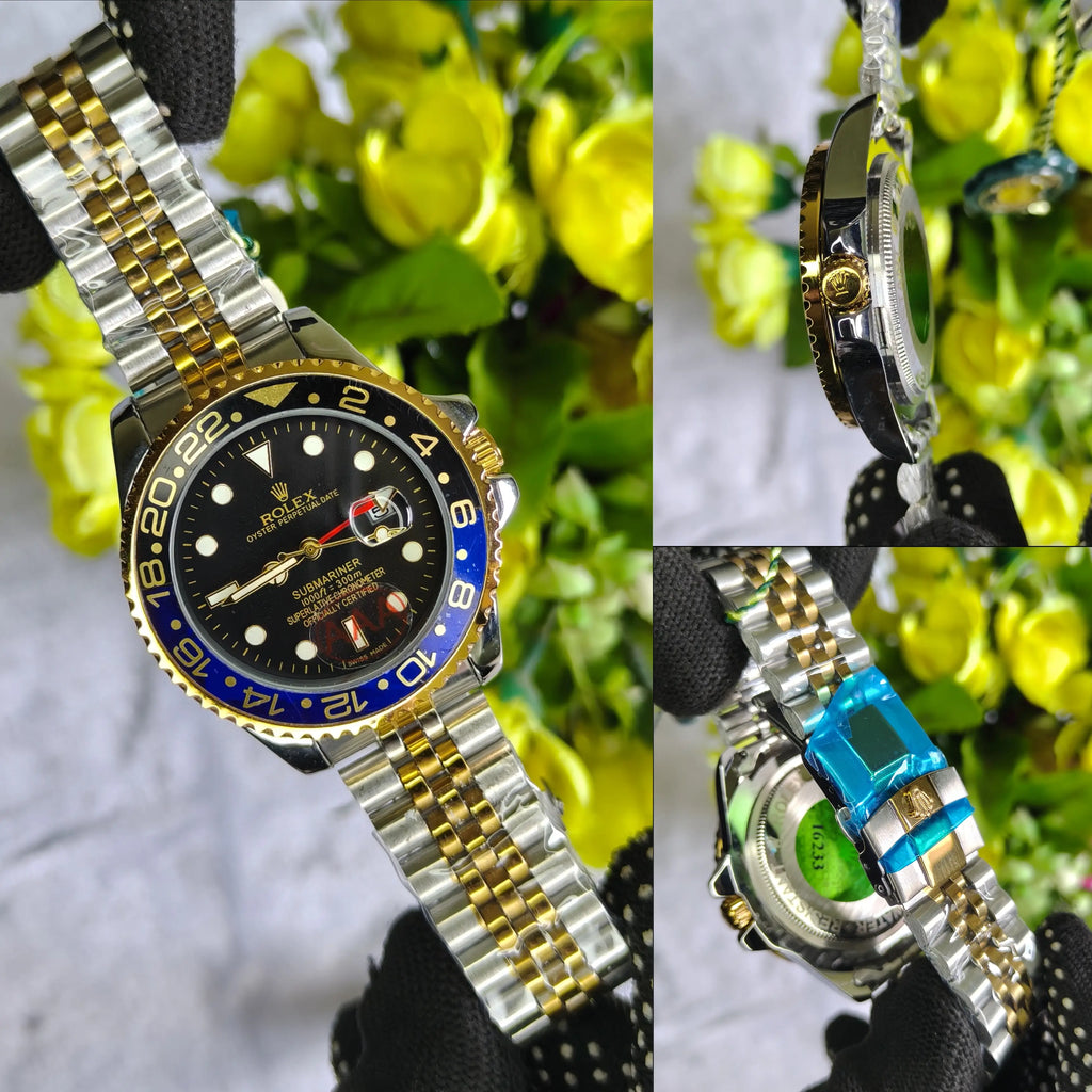 rolex gmt blue black 