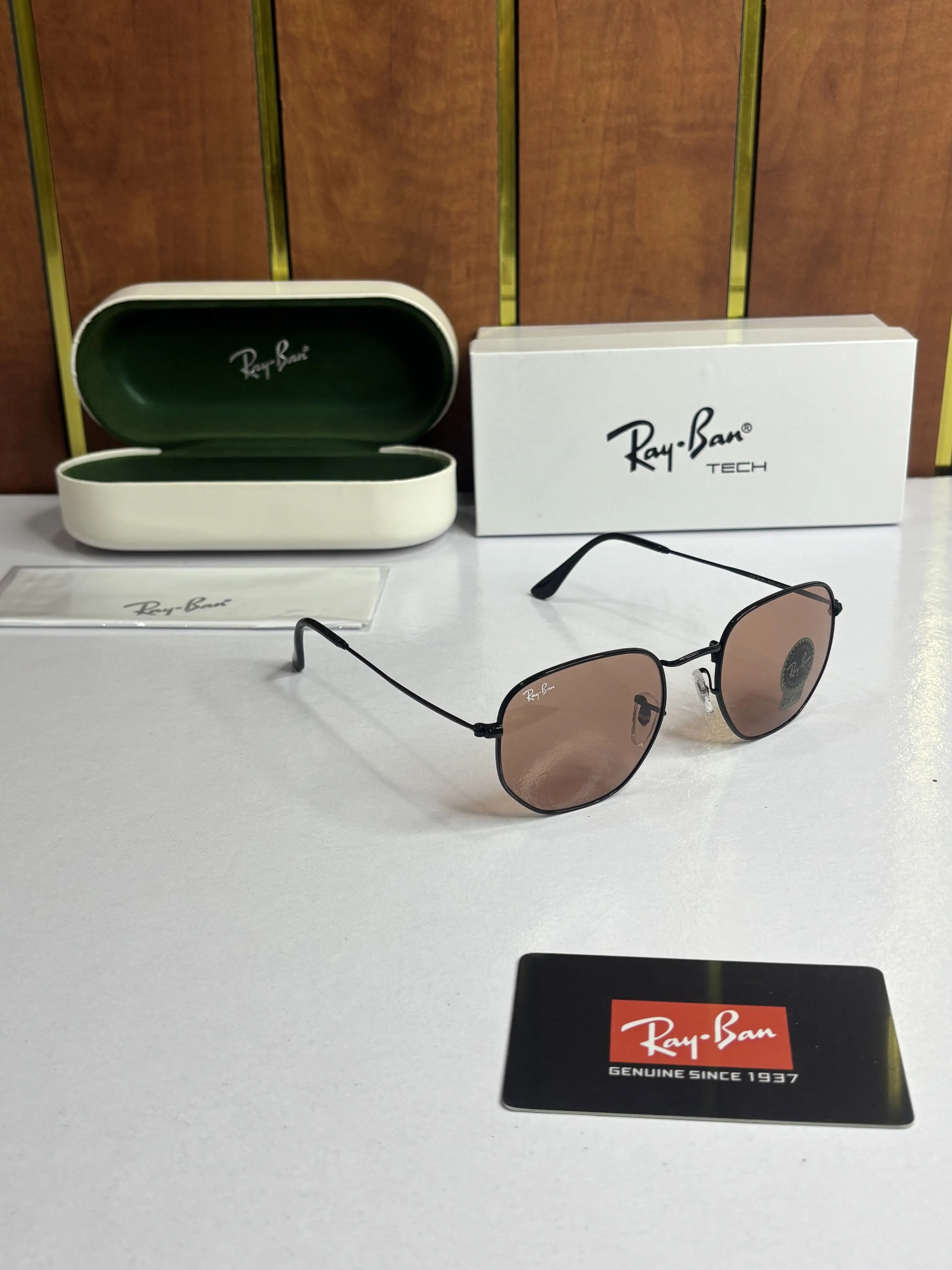 Rayban 3548 Black Red candy 