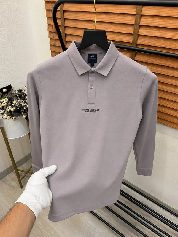 Arman_i Exchange Printed Premium Full Sleeves Polo T-shirt