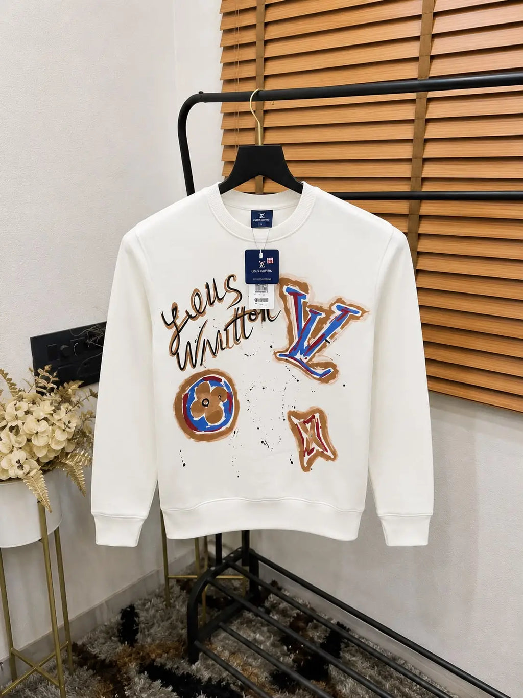 Loui_s Vuitton Big Monogram Printed Turkey Imported Premium Sweatshirt