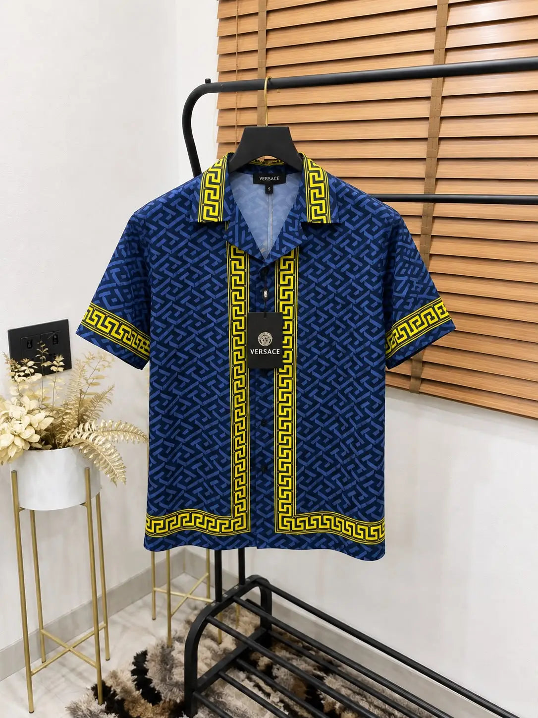 Versac_e Printed Turkey Imported Premium Half Shirt