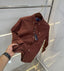 Ralph Lauren Coffee brown Premium linen Shirt