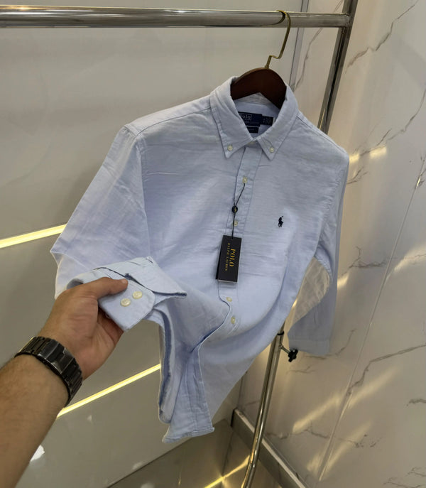 Ralp h Lauren L.purple Premium linen Shirt
