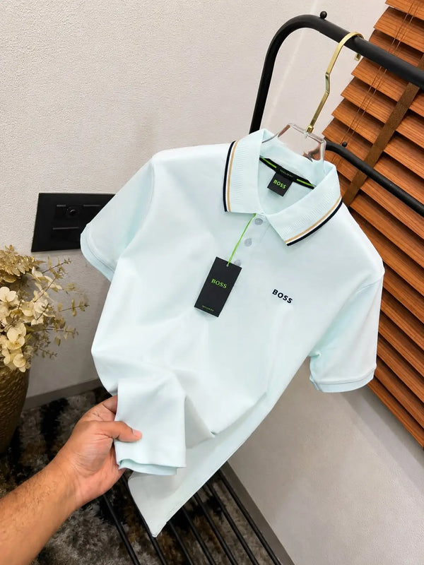 Bo-sS Premium Cotton Classic Polo T-shirt (DN 628)