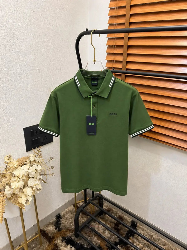 Bo-sS Premium Cotton Classic Polo T-shirt (DN 628)