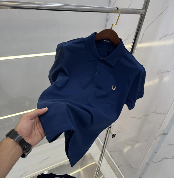 Fredperr y Blue Logo Work Premium Polo T-shirt
