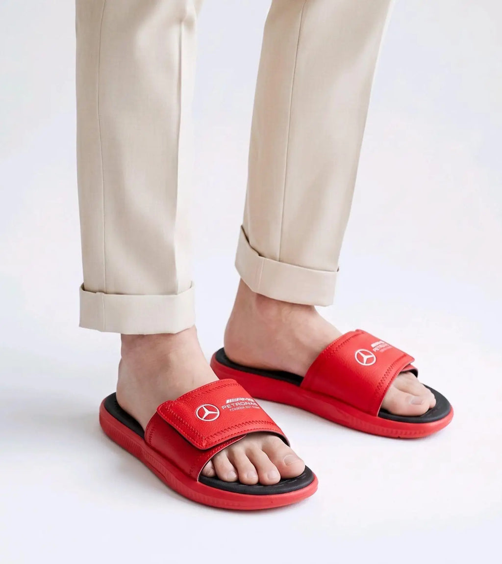 Puma_Mercedes Red AMG Petronal Soft Comfort Slide