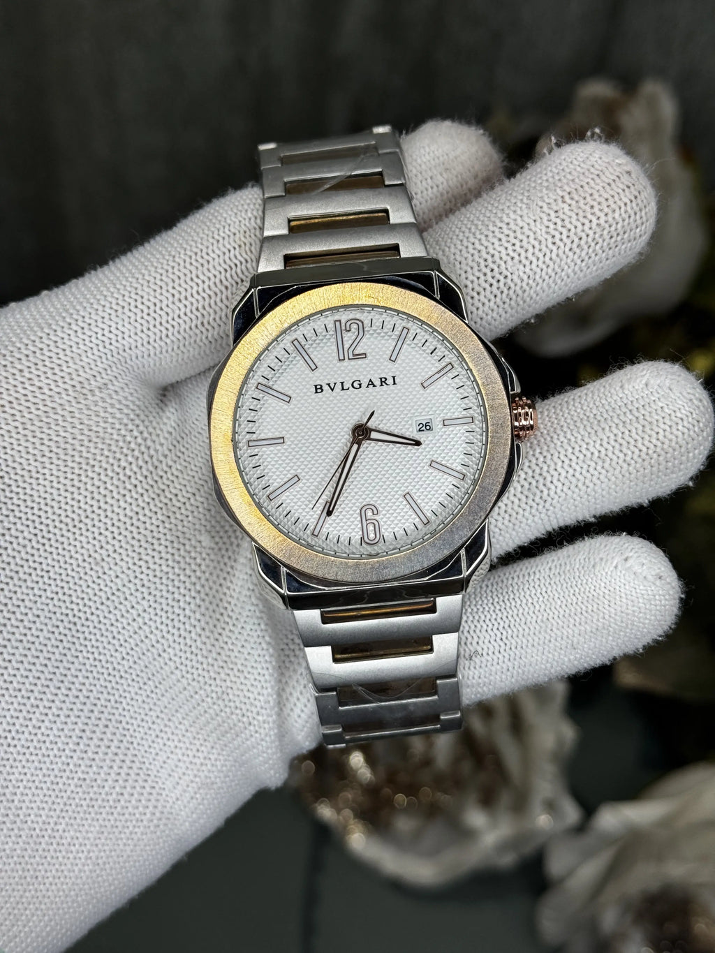 Bvlgari Octo Roma Dual White Premium Watch