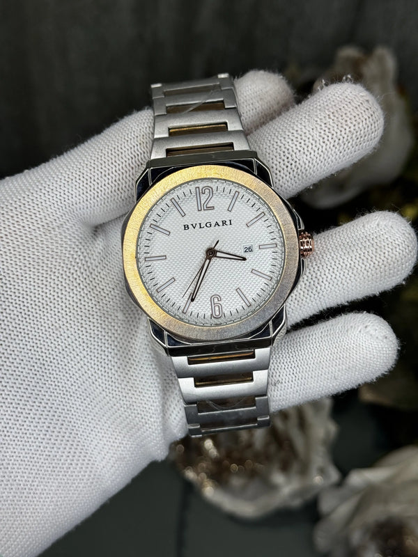 Bvlgari Octo Roma Dual White Premium Watch