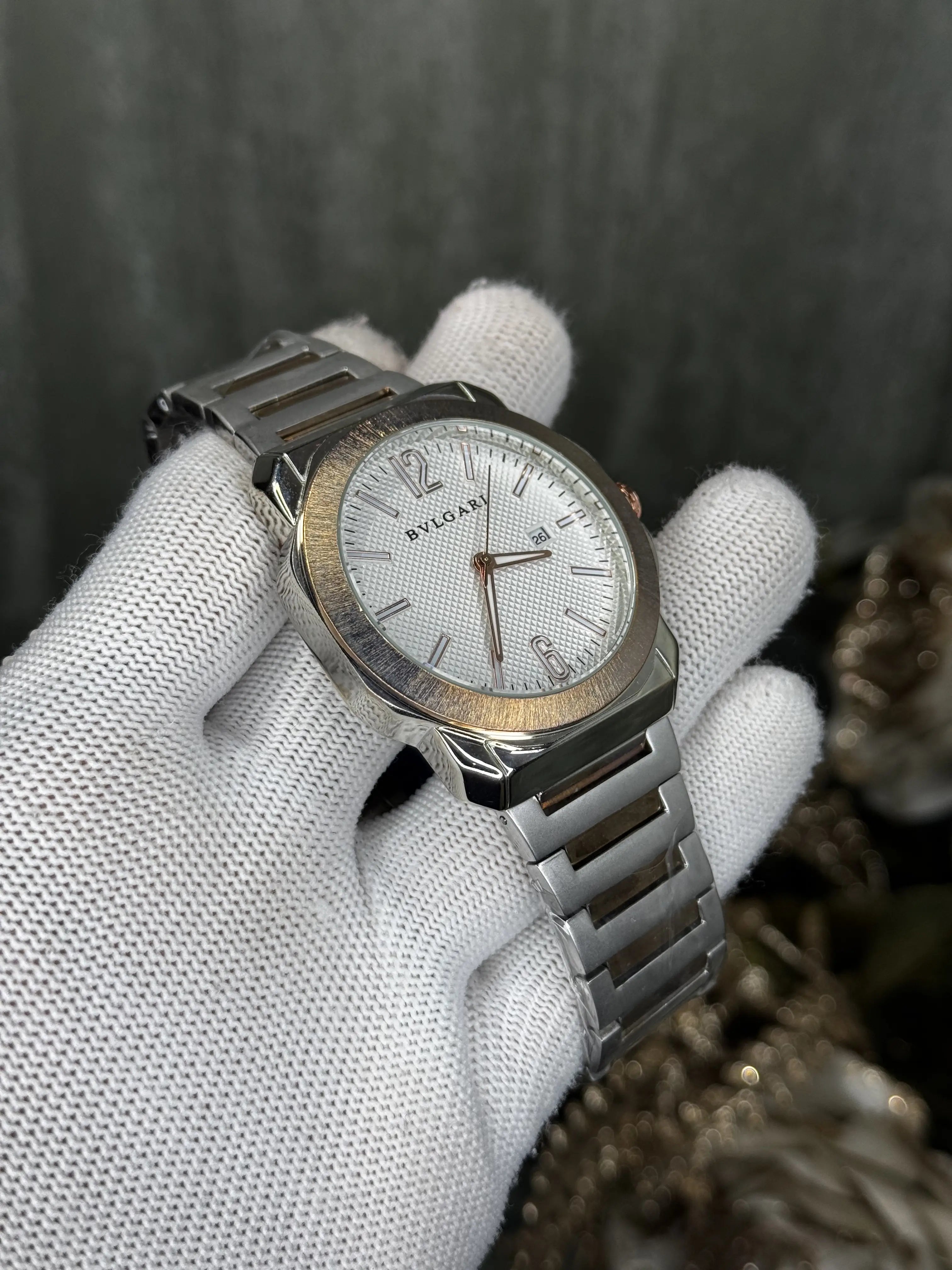Bvlgari Octo Roma Dual White Premium Watch