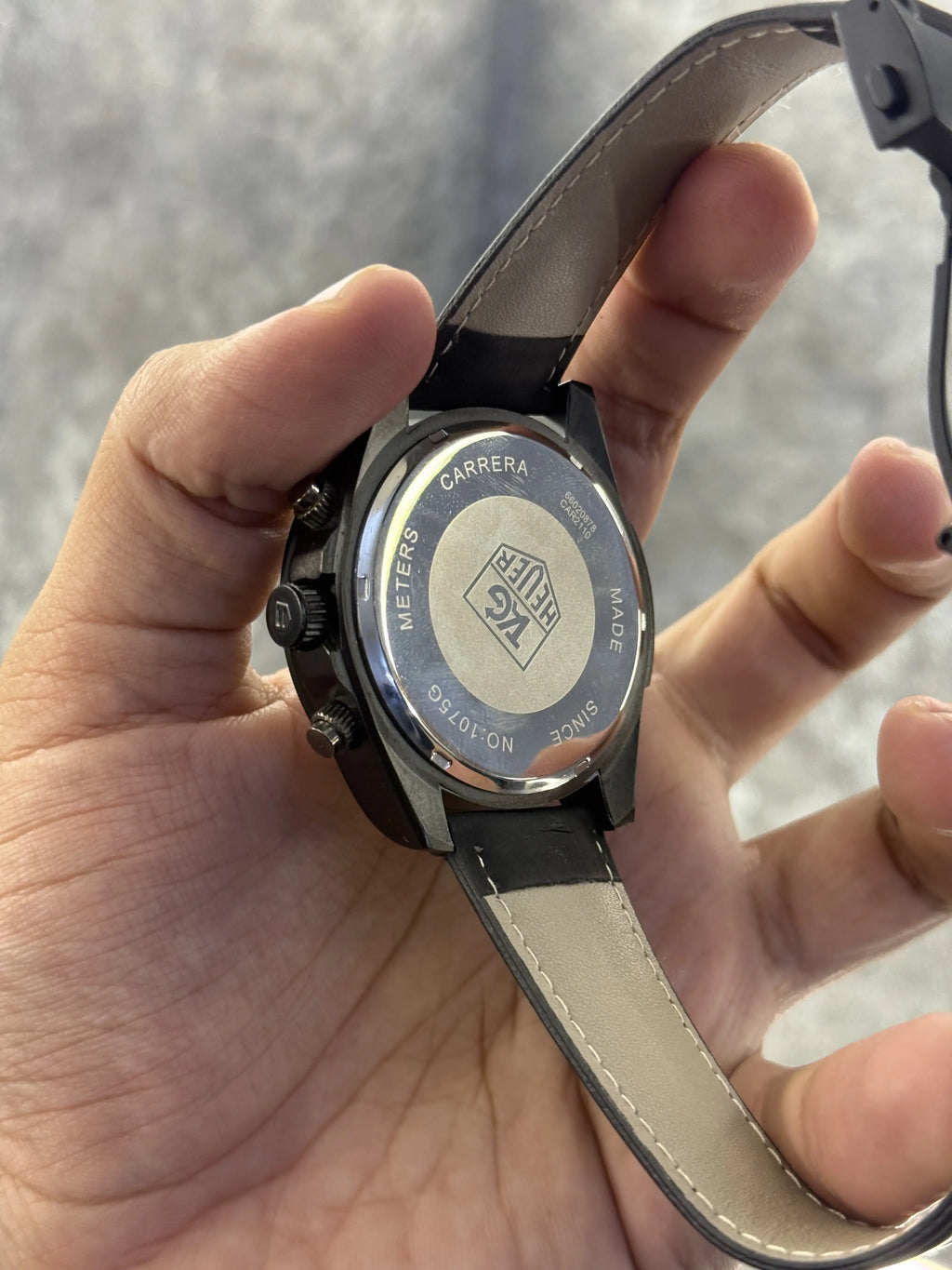 Tag cr7 full black all chronograph working  097