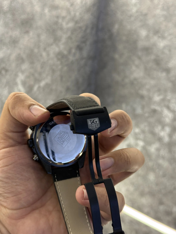 Tag cr7 full black all chronograph working  097