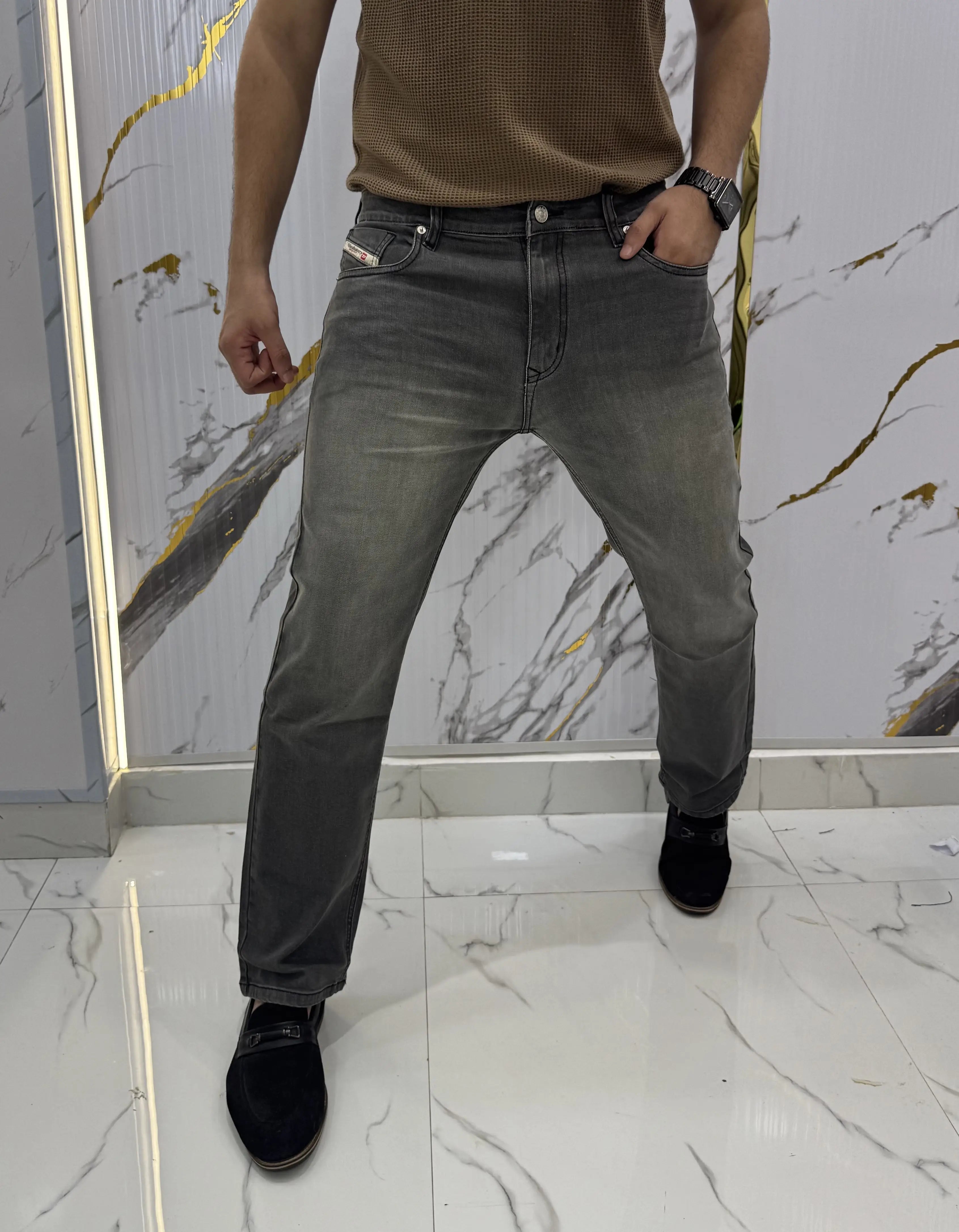 Diesel Grey Imported Premium Denim