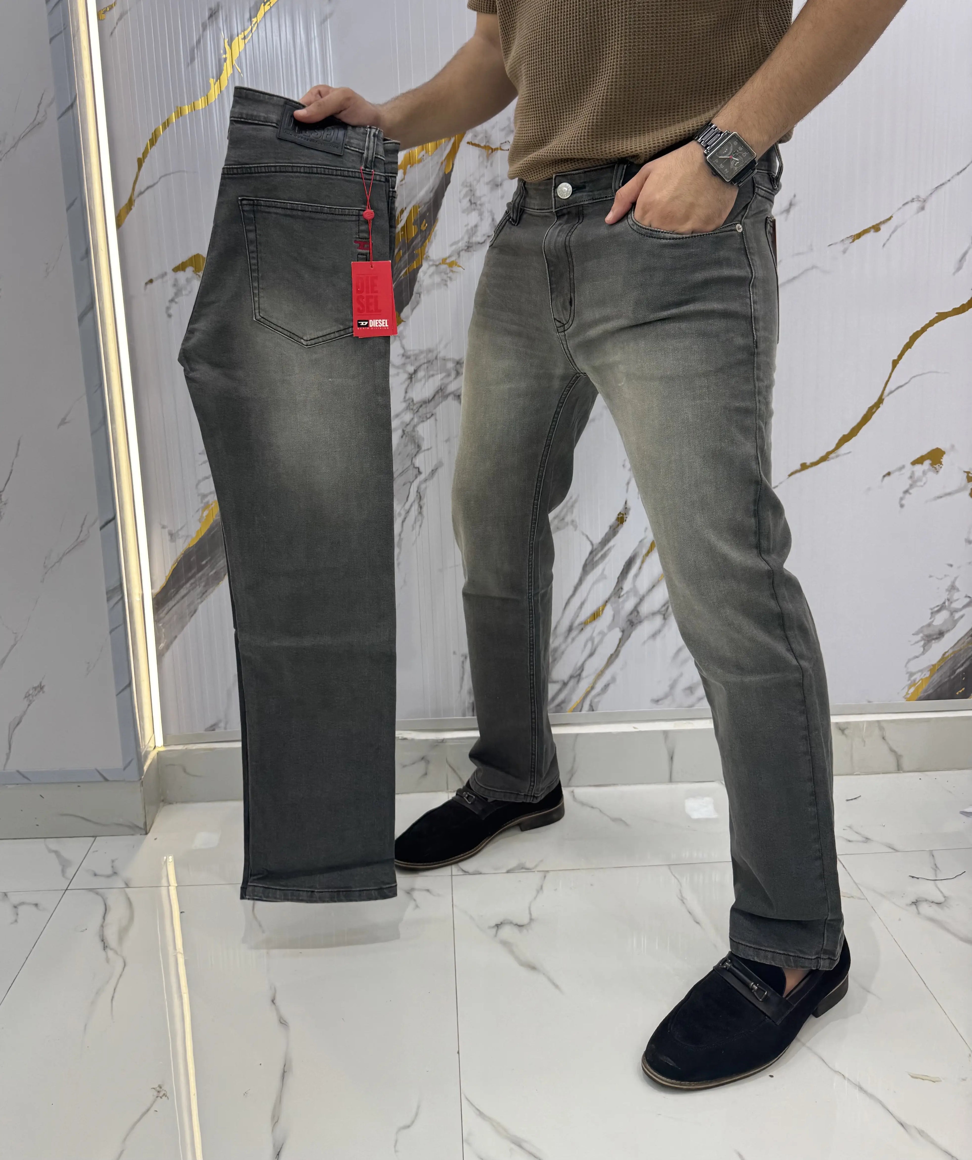 Diesel Grey Imported Premium Denim