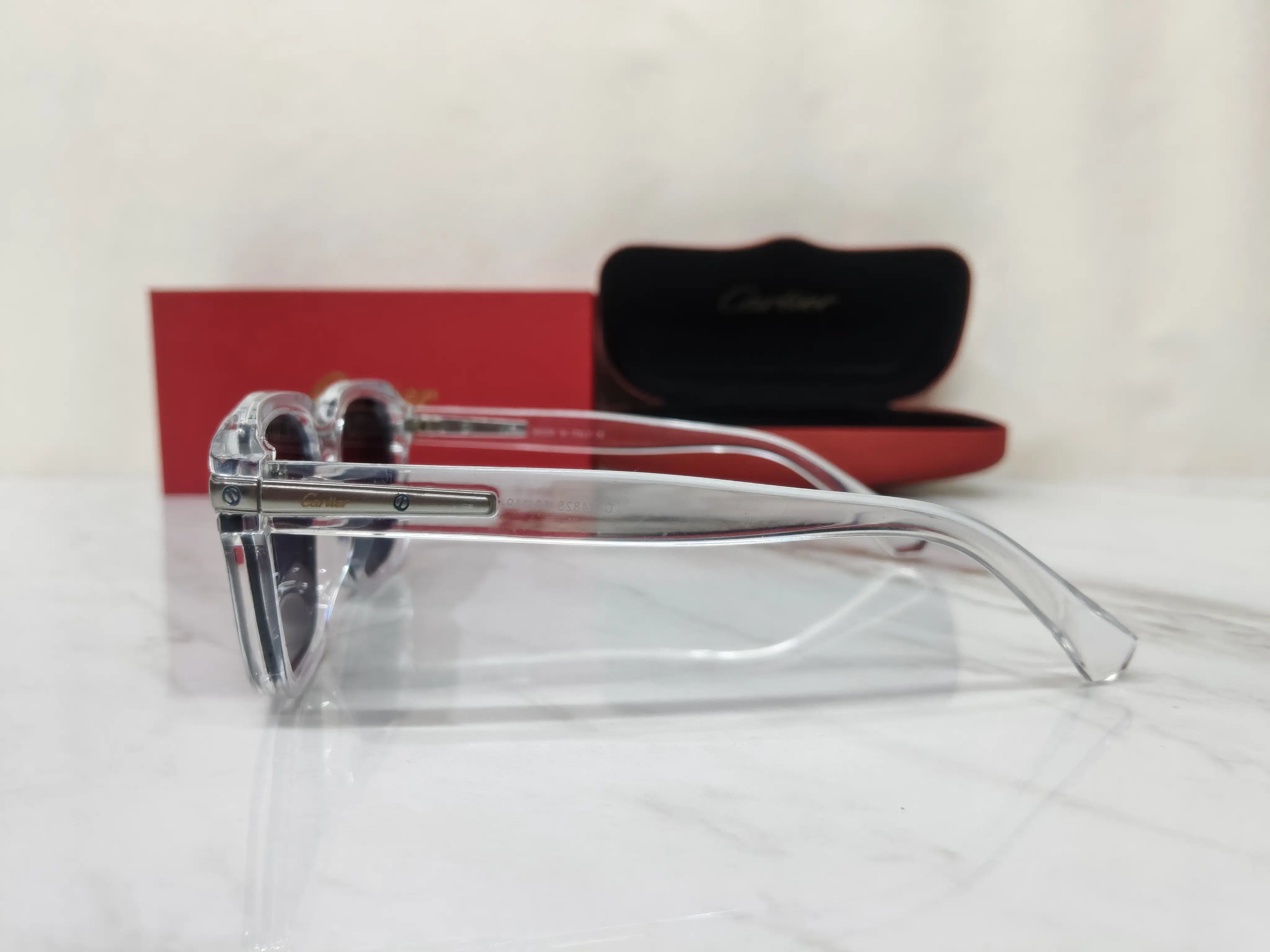 CARTIER 0482 TRANSPARENT 