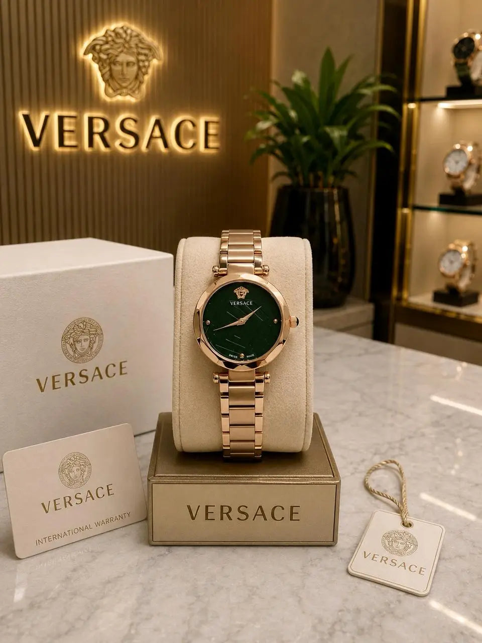 Versace Heritage Green Dial