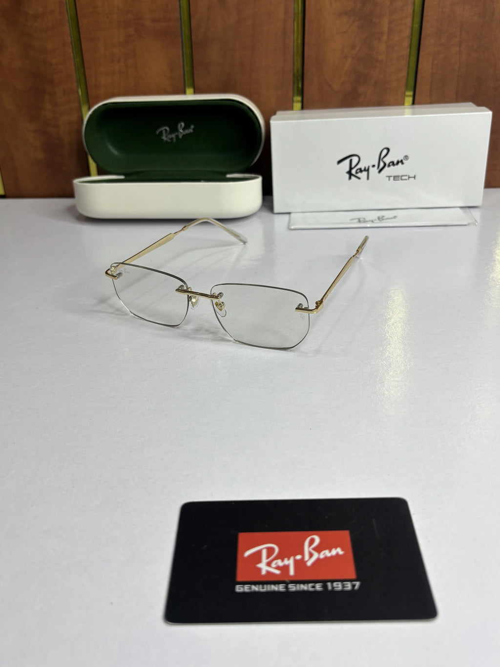 Rayban 3768 Gold Frame 