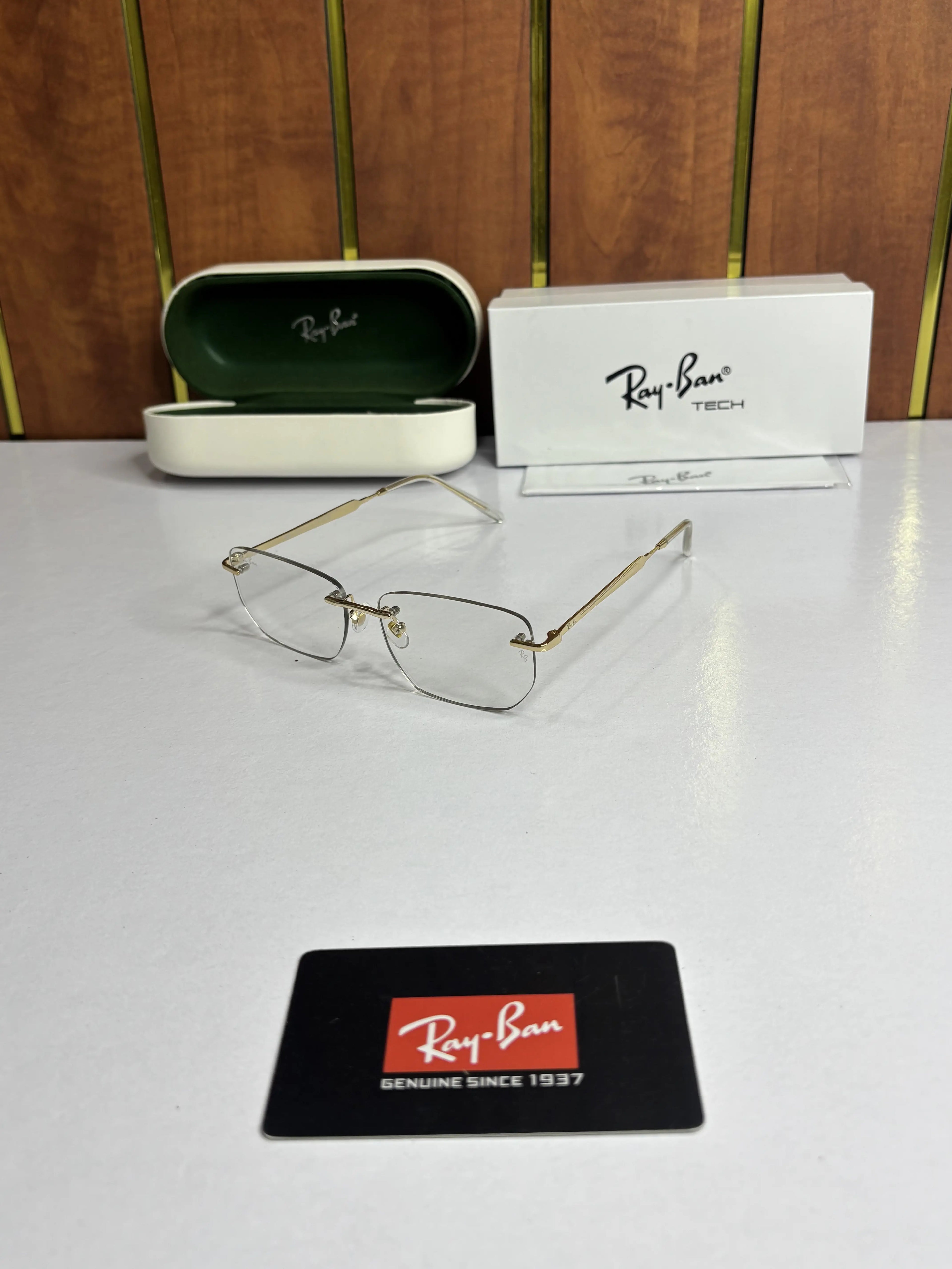 Rayban 3768 Gold Frame 