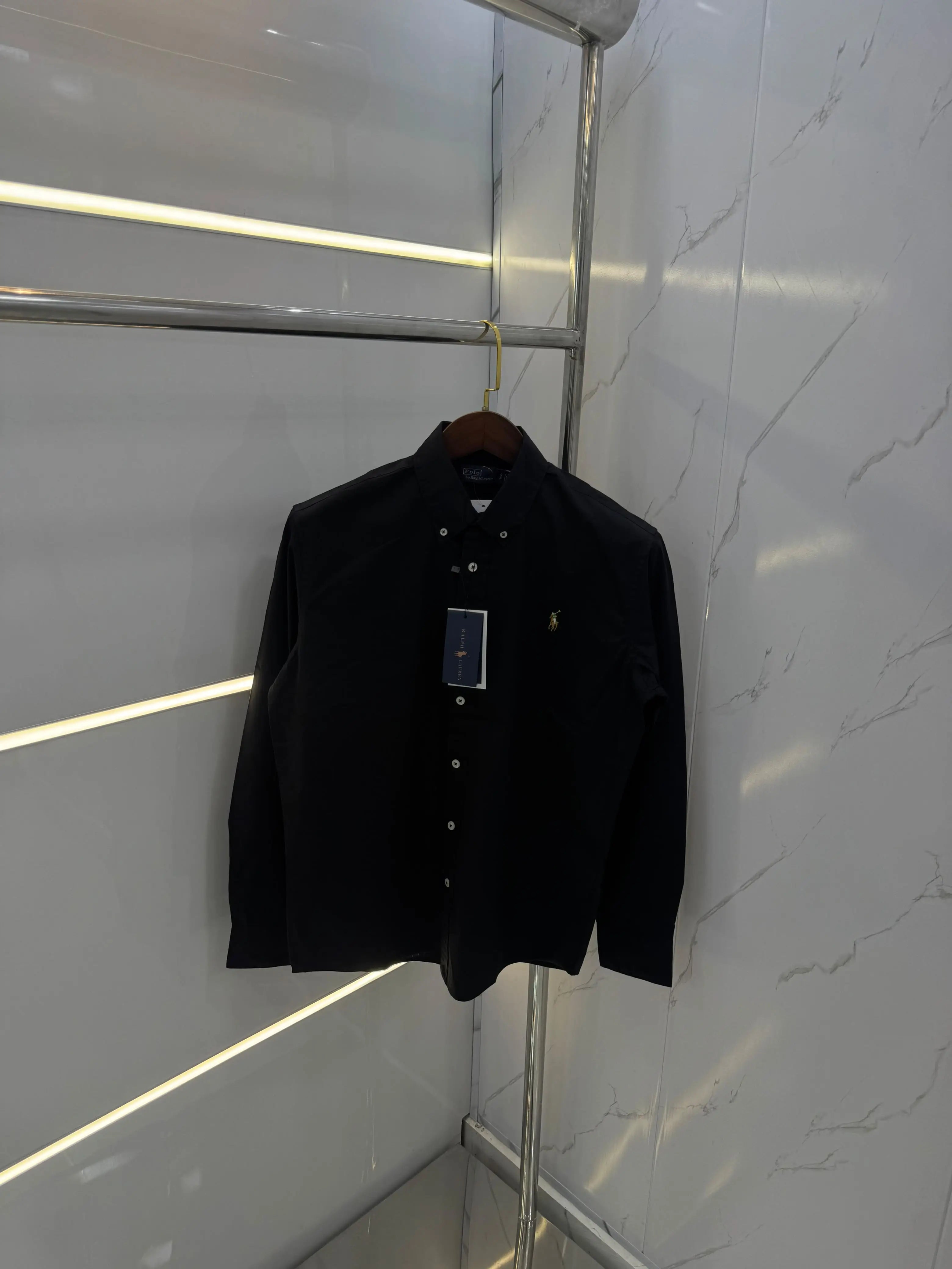 Ralph Lauren Balck Premium cotton Shirt