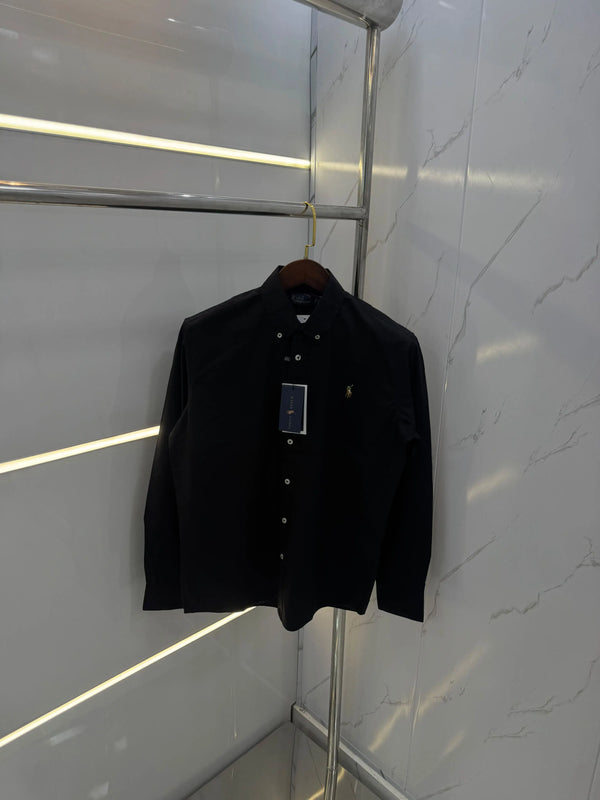 Ralph Lauren Balck Premium cotton Shirt
