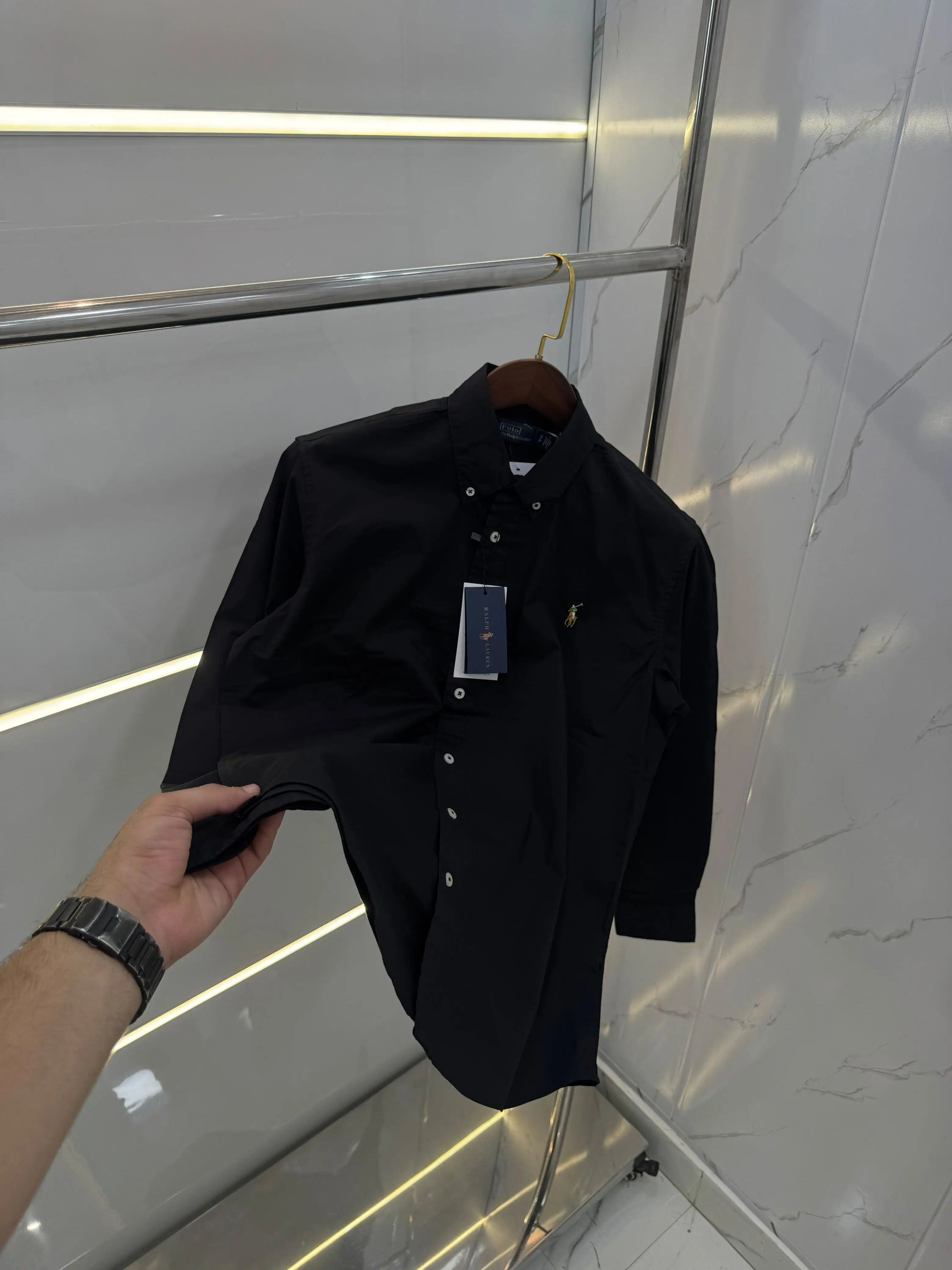Ralph Lauren Balck Premium cotton Shirt