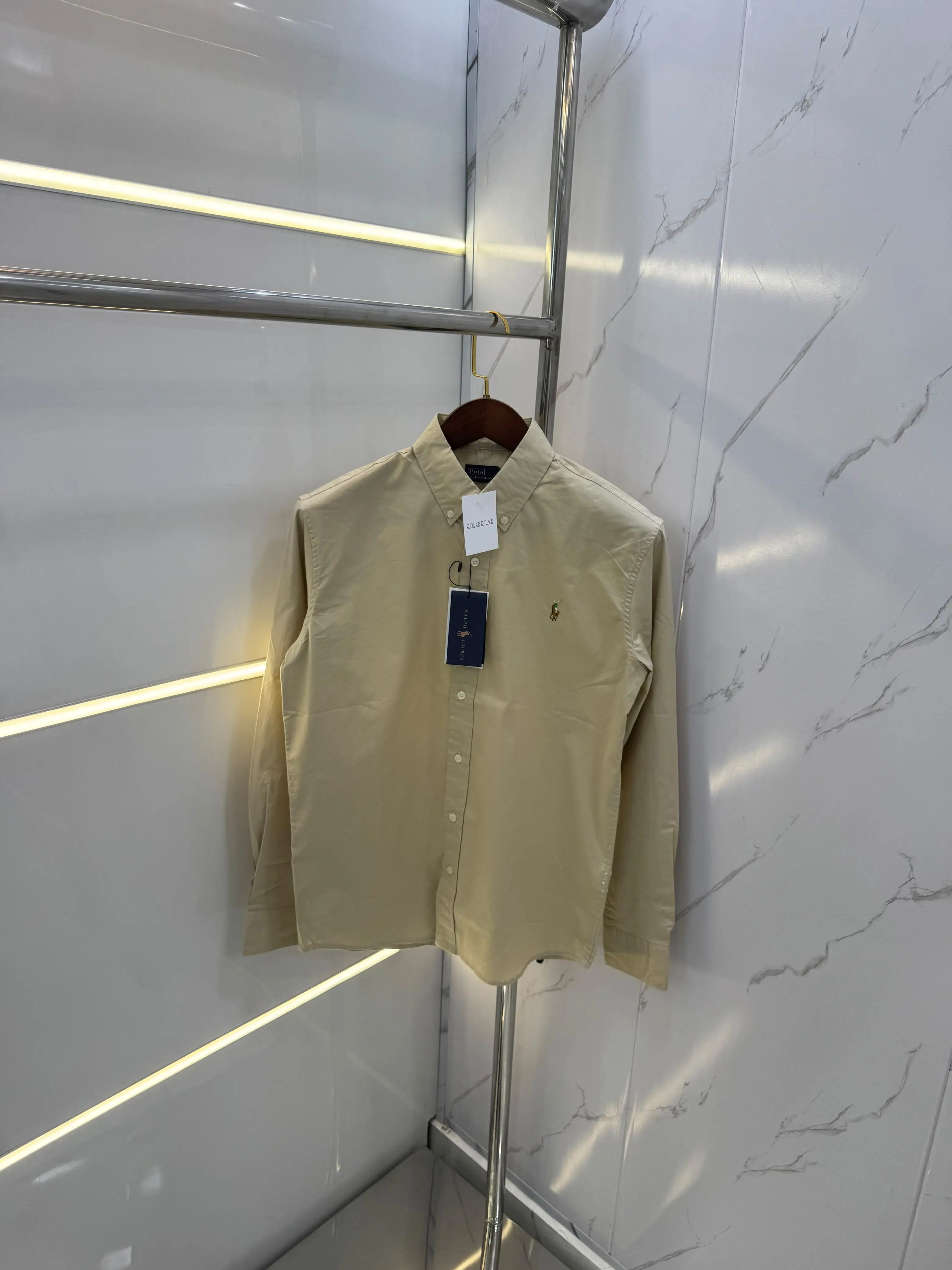Ralph Lauren Beige Premium cotton Shirt