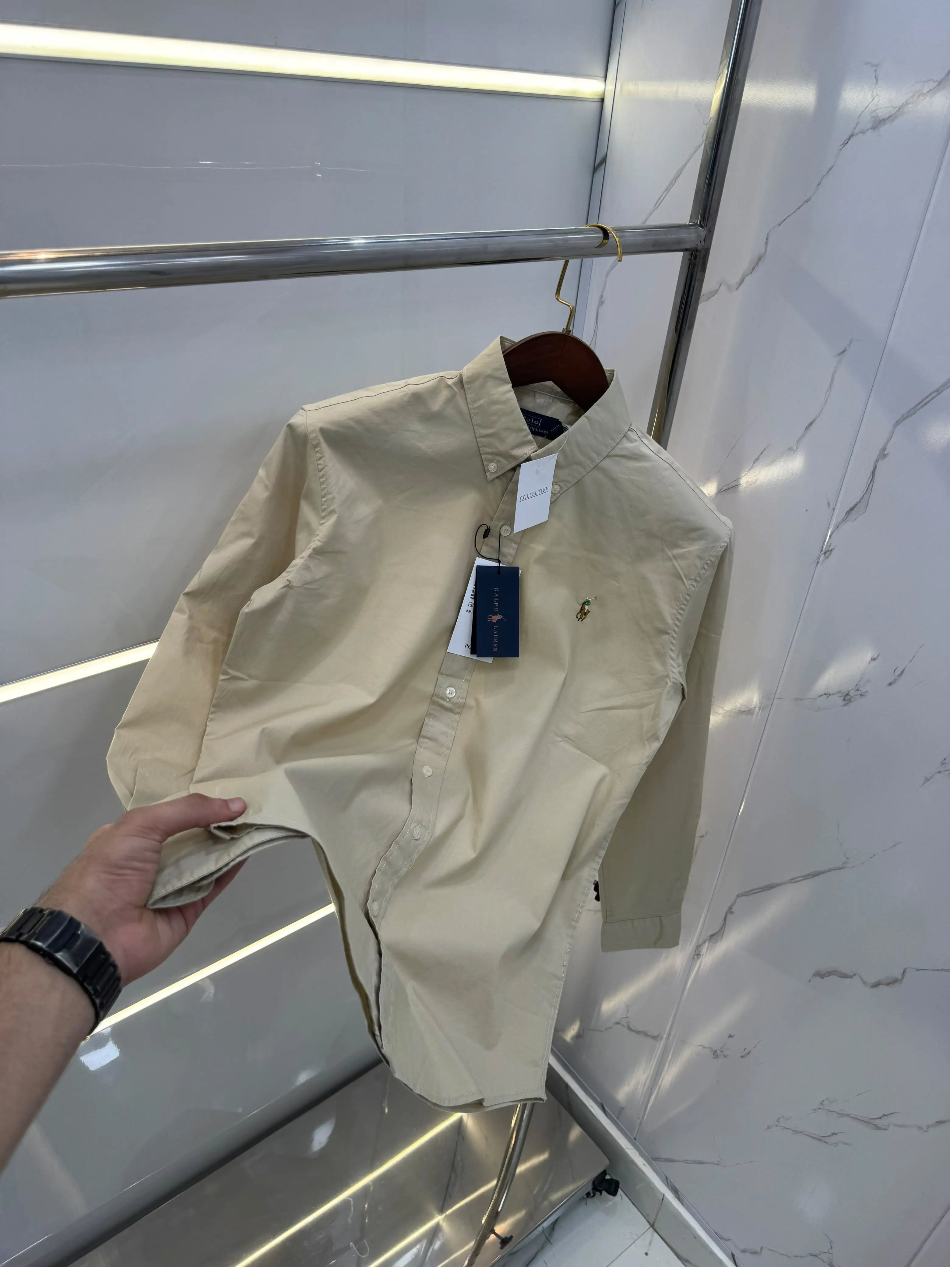 Ralph Lauren Beige Premium cotton Shirt