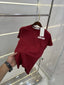 Calvin Klein Maroon Logo Print Premium T-Shirt