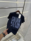 Calvin Klein Navy Blue Logo Print Premium T-Shirt