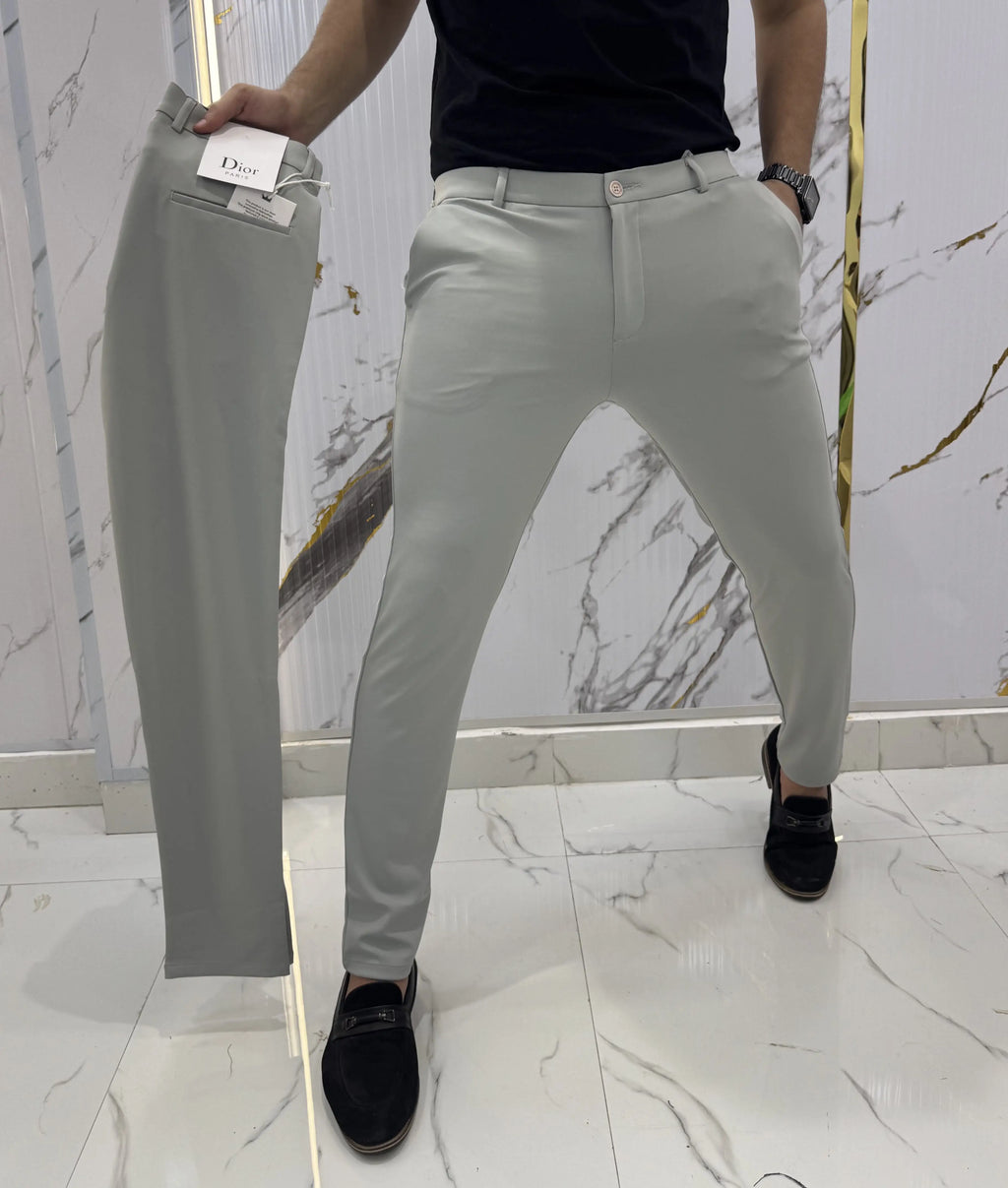 Christian Dio r Light Grey Premium Trouser