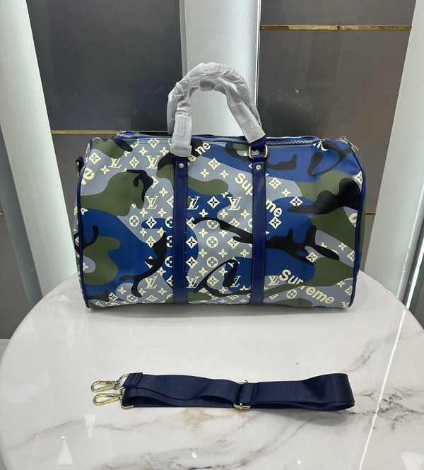 Louis Vuitto n X Supreme Luxury Imported Duffel Bag lv167