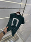 Karl Lagerfeld Bottle Green Logo Print Premium T-Shirt