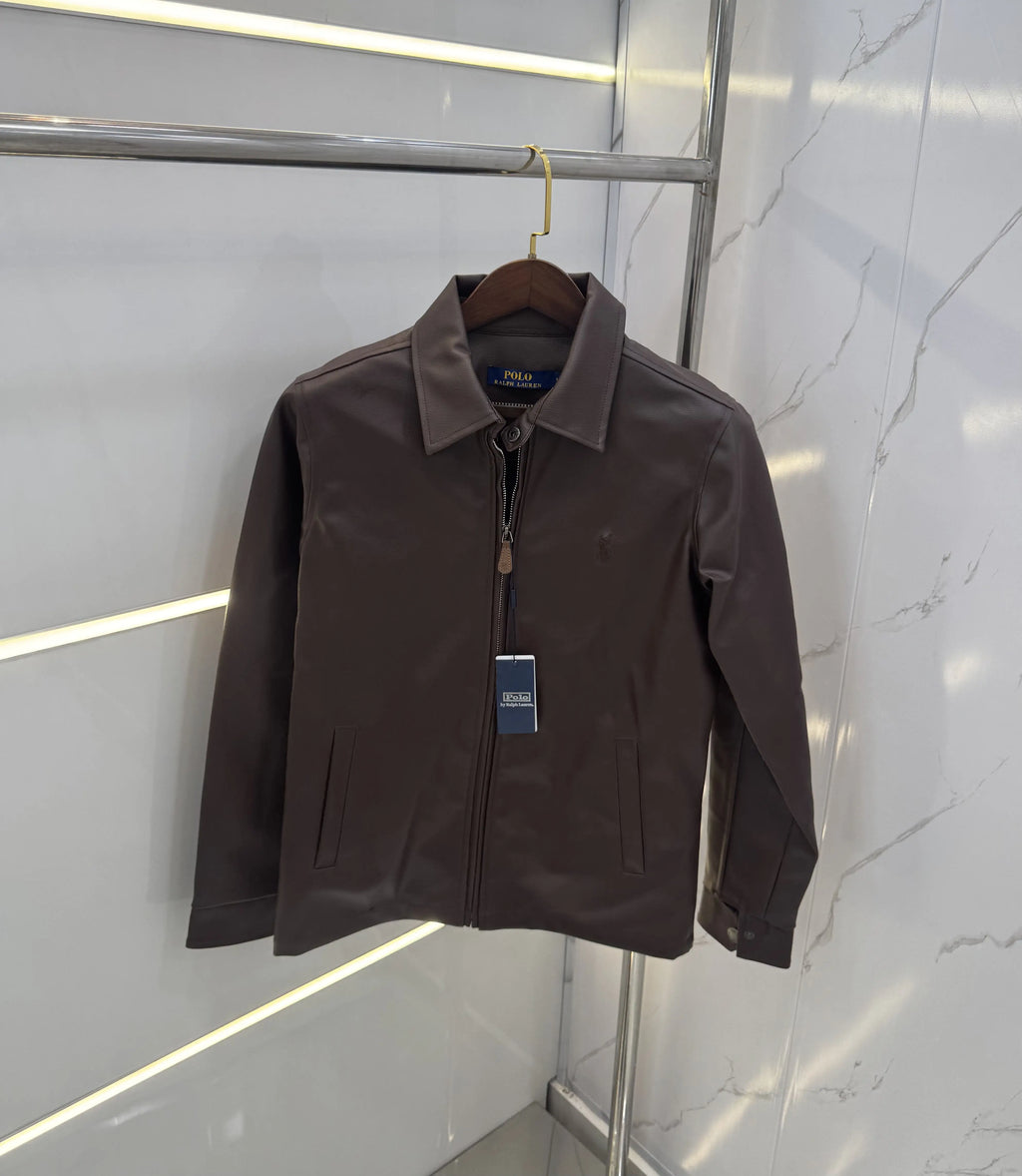 Ralph Lauren Brown Premium Leather Jacket