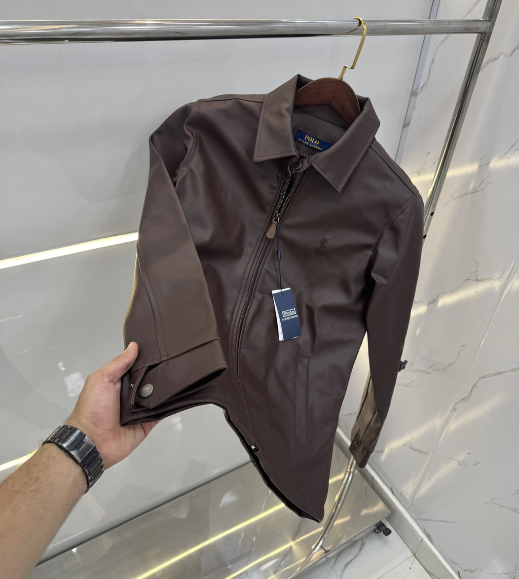 Ralph Lauren Brown Premium Leather Jacket