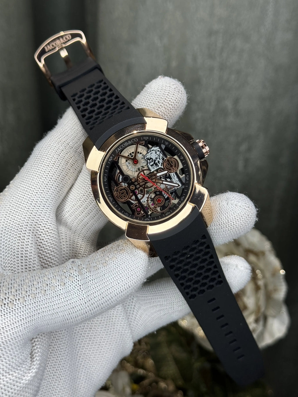 Jacob&Co Sher E Punjab Copper Black Premium Watch