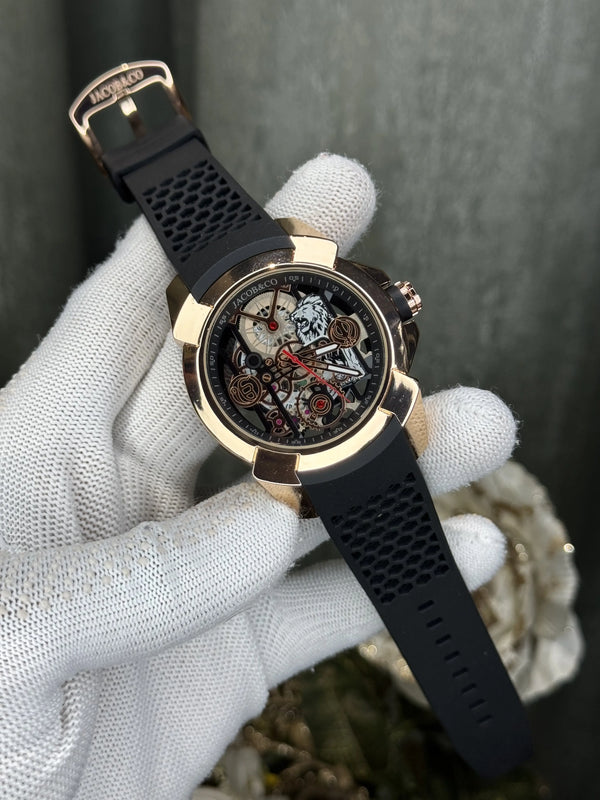 Jacob&Co Sher E Punjab Copper Black Premium Watch
