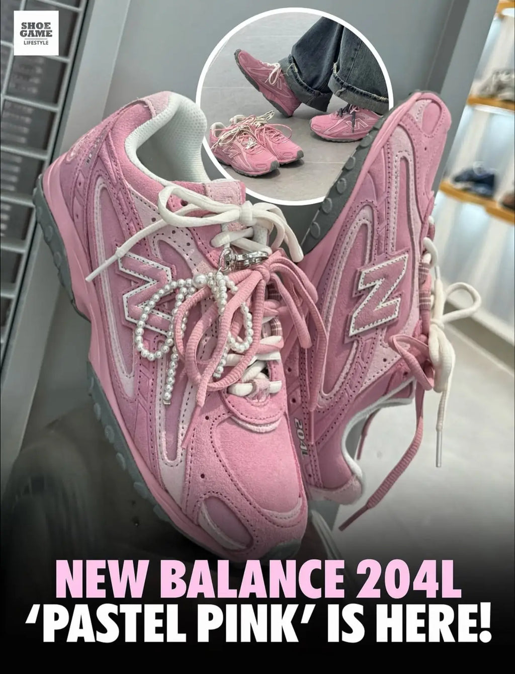New Balance 204L Pastel Pink 429