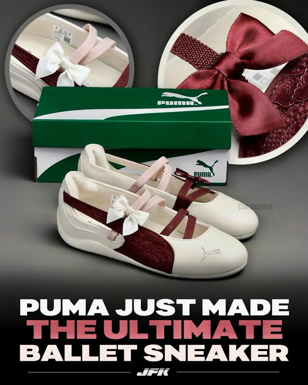 PUMA SPEEDCAT BALLET FOREST IVORY RUBY SHIMMER