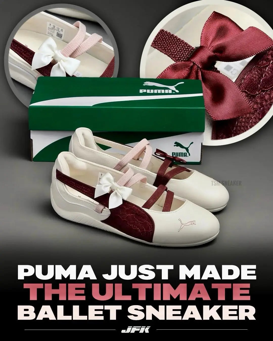 PUMA SPEEDCAT BALLET FOREST IVORY RUBY SHIMMER