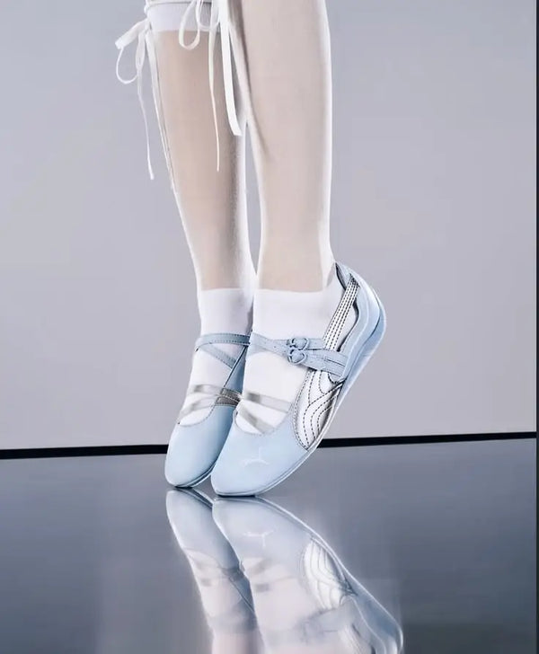 Puma Speedcat Ballet The Powerpuff Girls SILVER SKY BLUE WASH