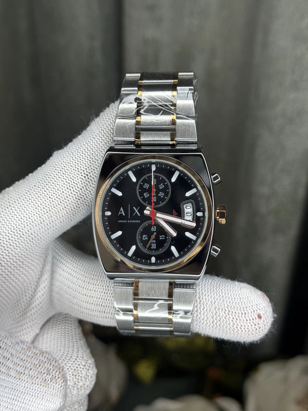 Arman i Exchange Oliver Dual Tone Black Metal Premium Watch
