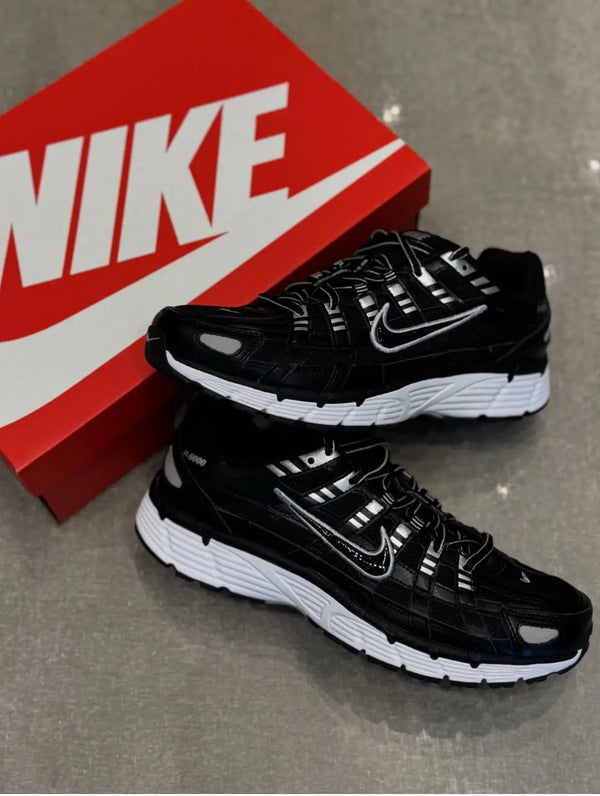 Nike P-6000 BLACK METALLIC SILVER