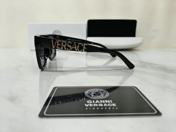 VERSACE 1101 METAL LOGO BLACK