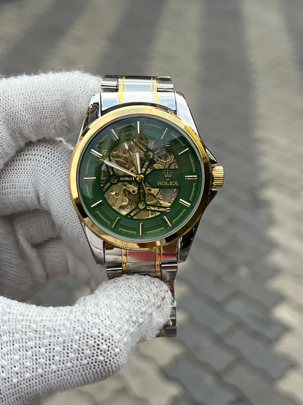 Rol_ex Automatic Two Tone Green