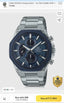 Casio Edifice Blue EFS-S570 Premium Chronograph Watch